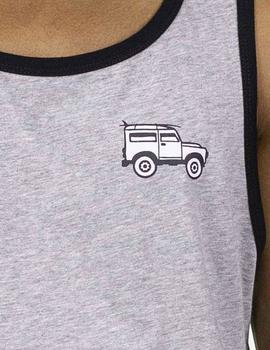 SAND RIDER TANK TEE heather grey