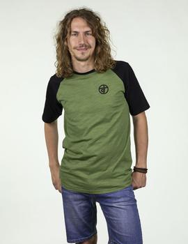 Camiseta Hydroponic SUPPAMAN SS TEE cactus green - black