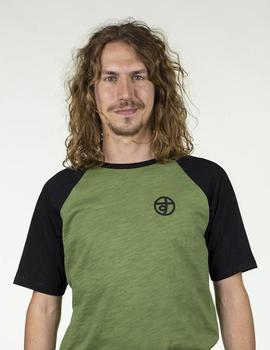Camiseta Hydroponic SUPPAMAN SS TEE cactus green - black