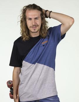 Camiseta Hydroponic VORTEX SS TEE black-blue-hgrey