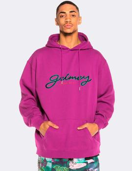 Sudadera Capucha Grimey ACKNOWLEDGE - Morado