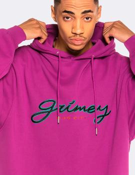 Sudadera Capucha Grimey ACKNOWLEDGE - Morado